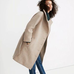 Madewell Copenhagen Belted Coat in Insuluxe Fabric